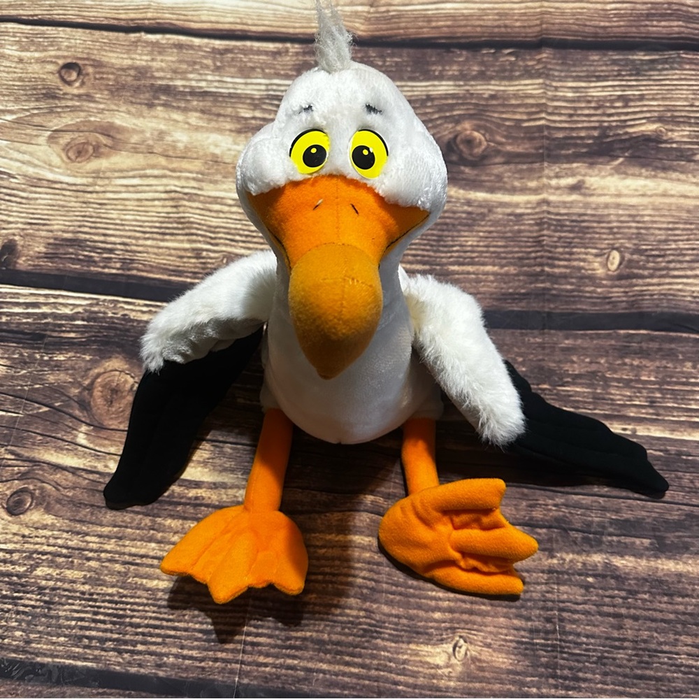 Vintage Disneyland Walt Disney World The Little Mermaid Scuttle Seagull Plush